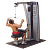 ОПЦИЯ к DGYM Двухпозиц тренажер для спины: вертикальная \ горизонтальная тяга с весовым стеком 95 кг